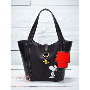 Peanuts Snoopy & Woodstock Sunglasses Pebble Textured Purse Handbag